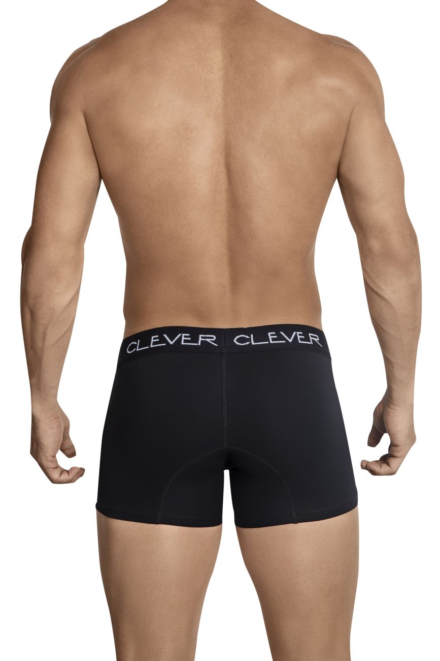 Clever 229923 2PK Basic Boxer Briefs Black-White
