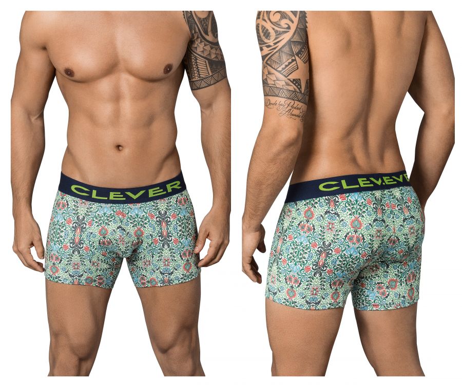 Clever 2344 Ivy Boxer Briefs Green Multi