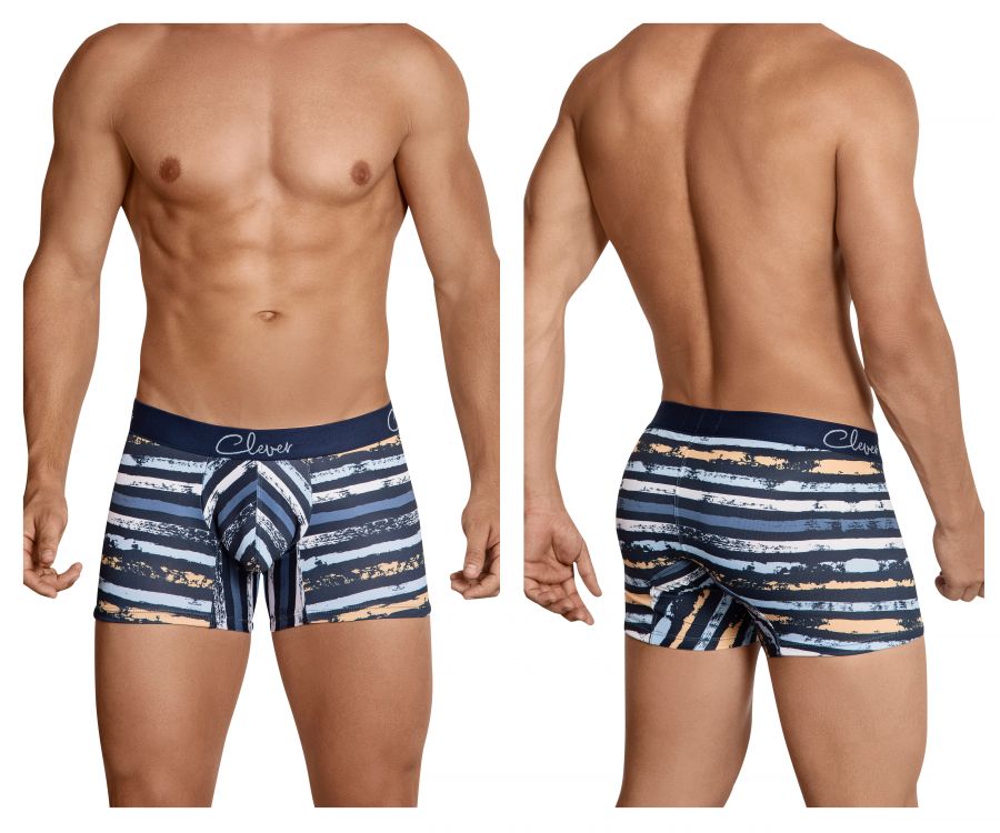Clever 2425 Augusto Boxer Briefs Dark Blue Multi
