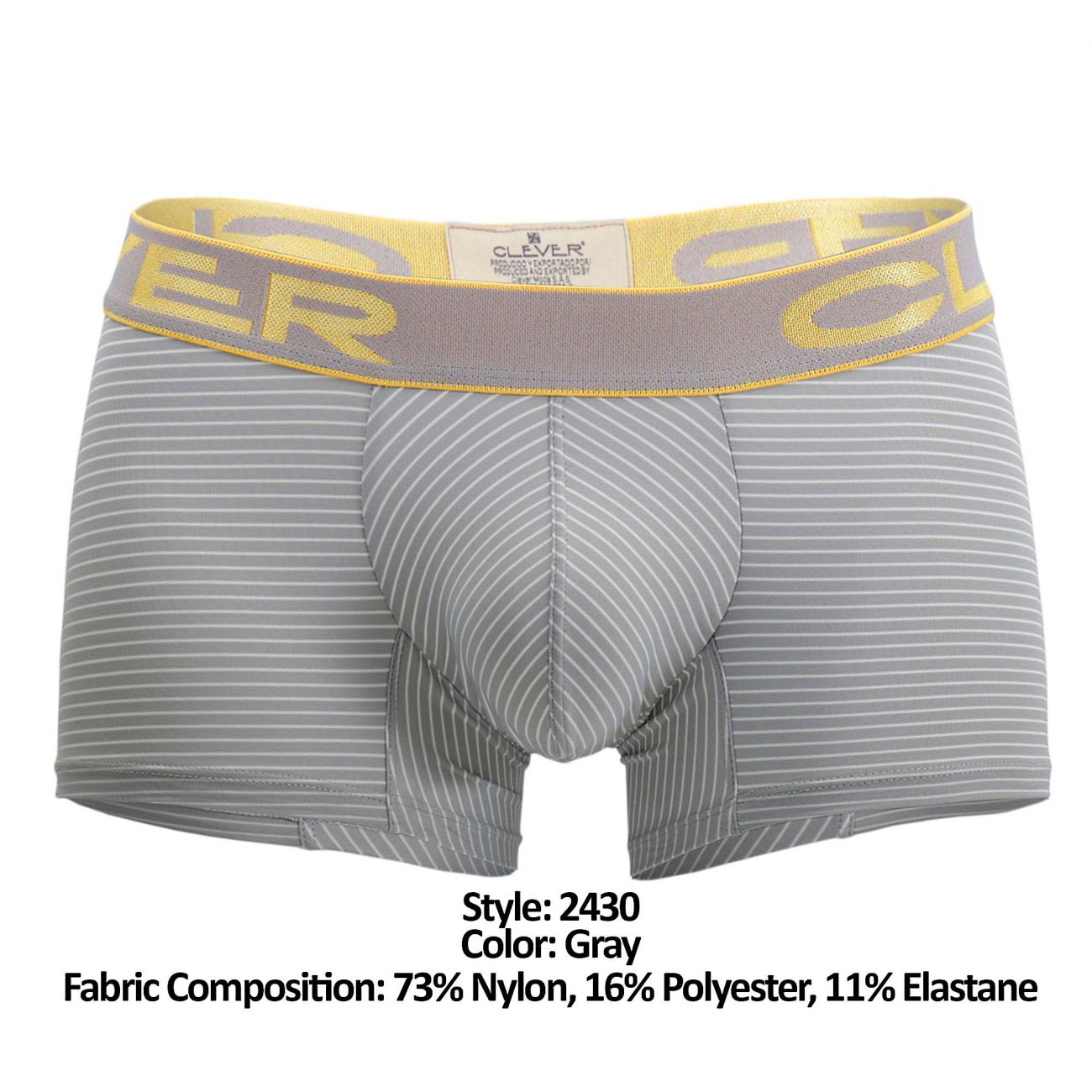 Clever 2430 Special Boxer Briefs Gray