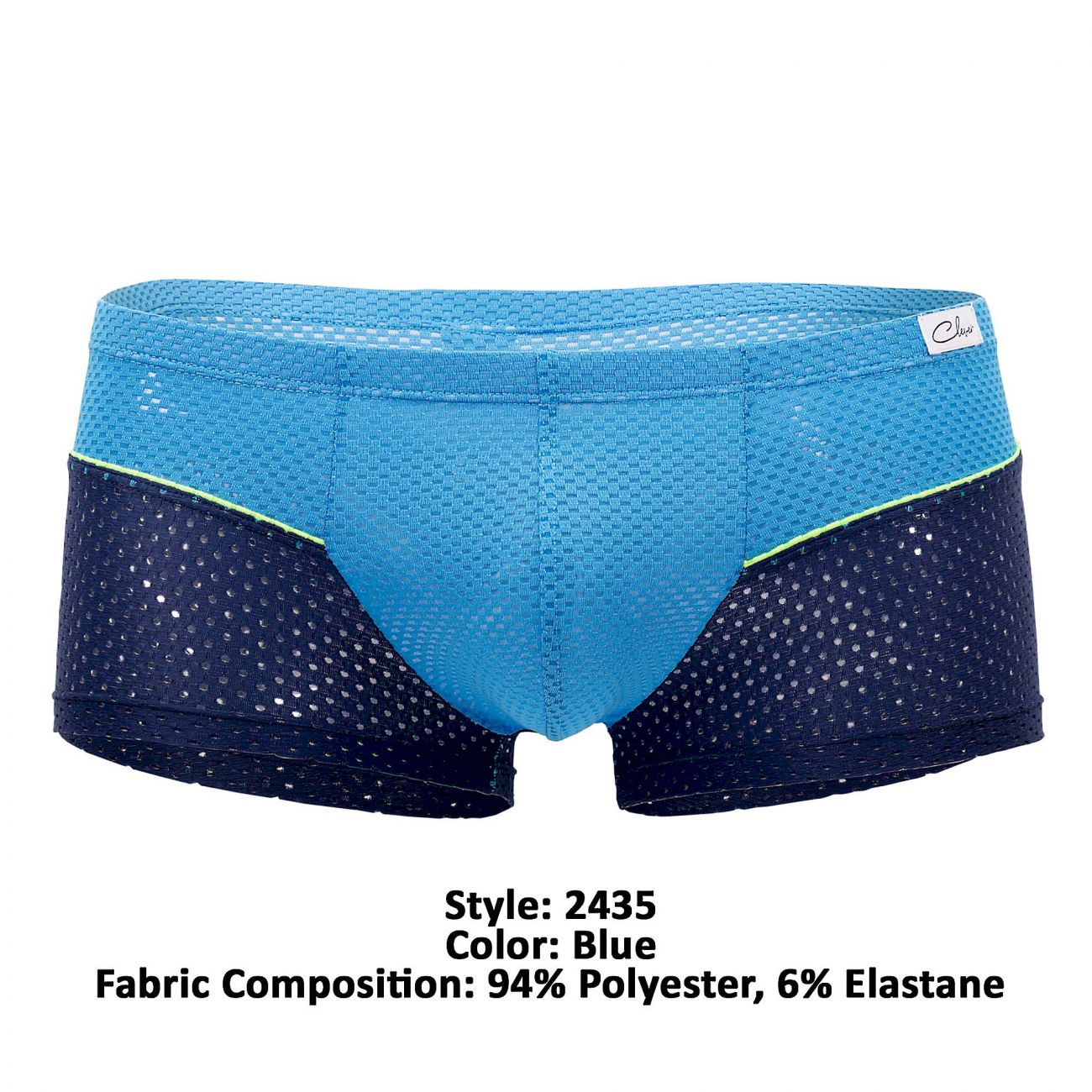 Clever 2435 Gajo Latin Boxer Briefs Blue