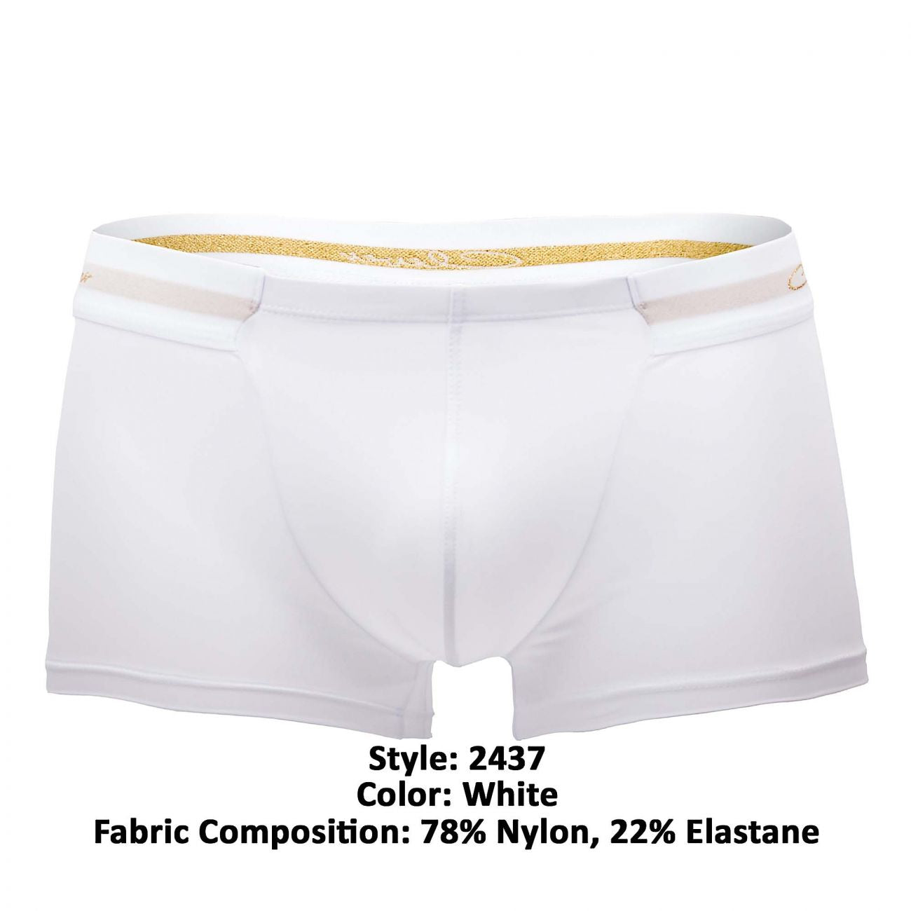 Clever 2437 Edentity Latin Boxer Briefs White