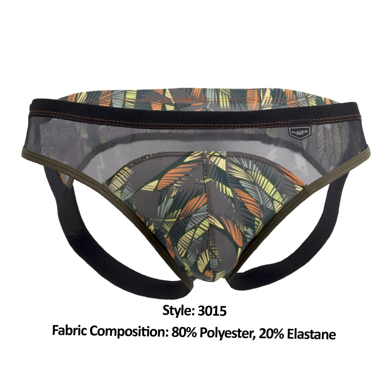 Clever 3015 Uptown Boy Jockstrap Green