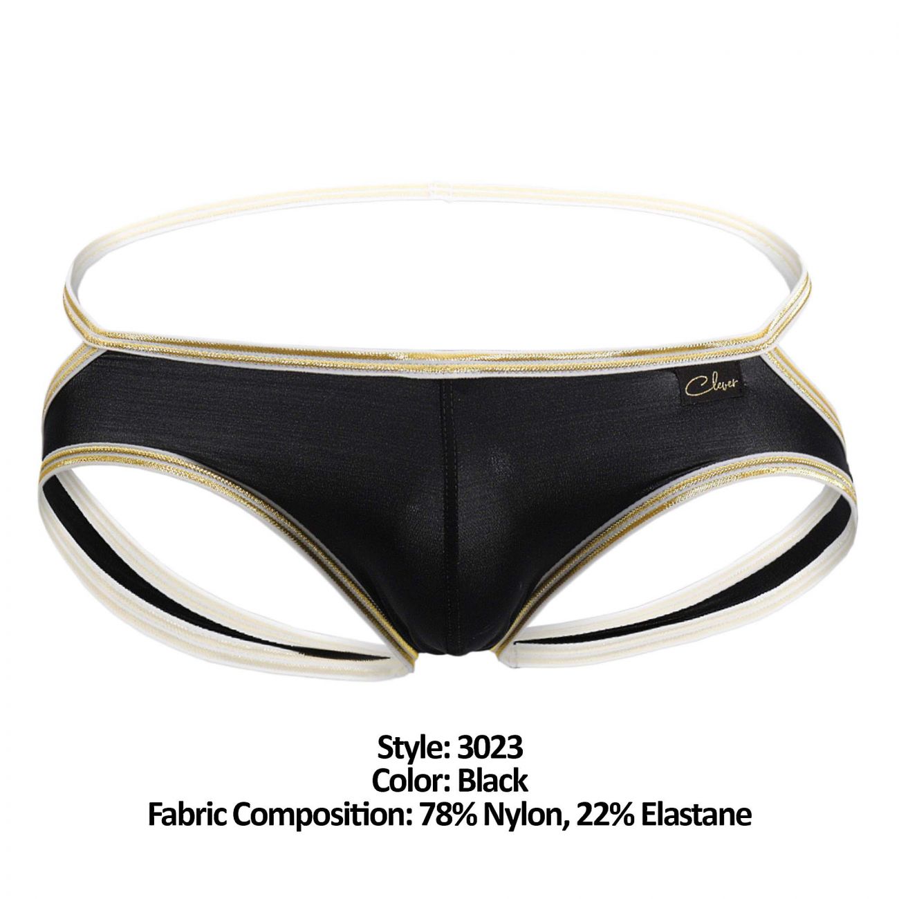 Clever 3023 Prestige Jockstrap Black