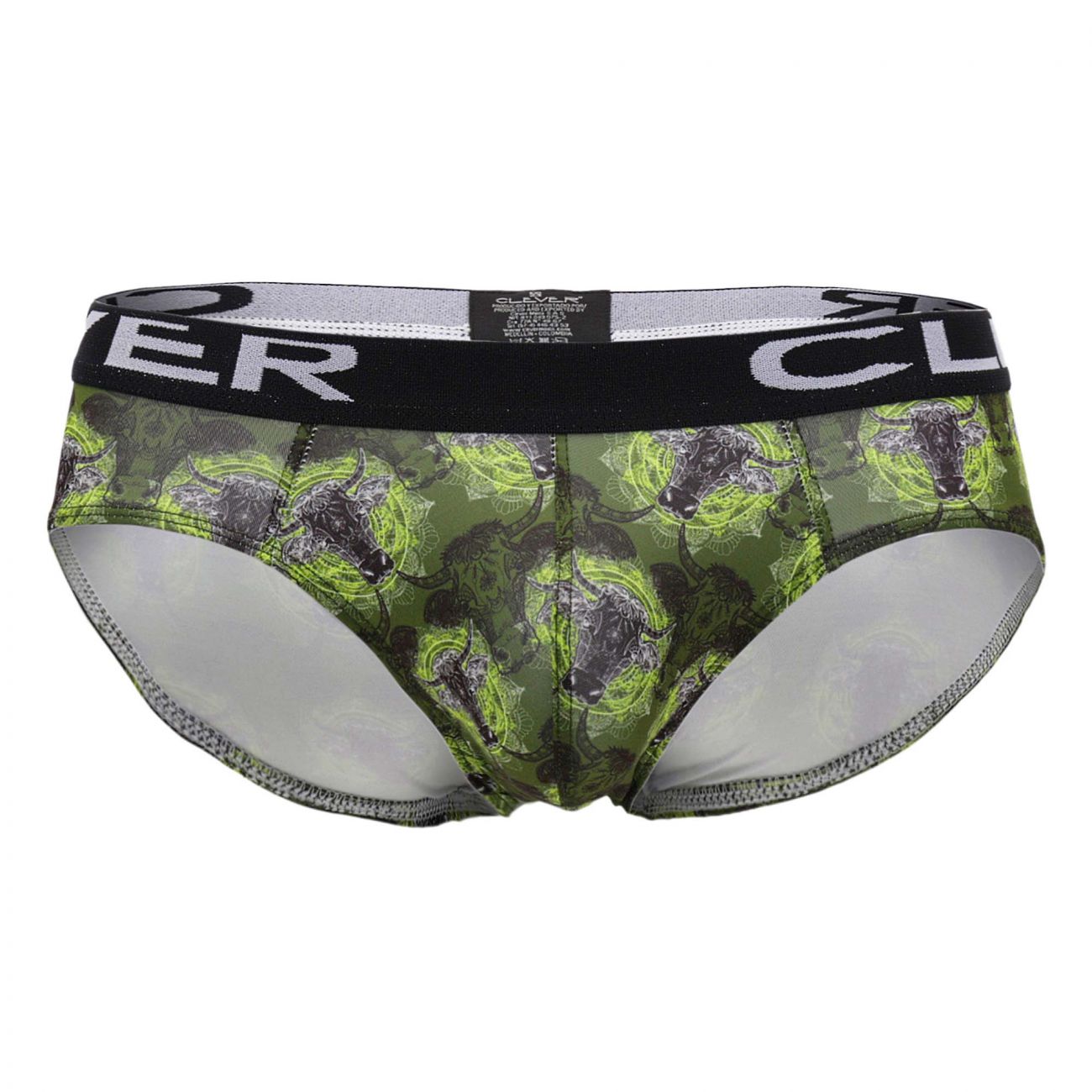 Clever 5199 Limited Edition Underwear Briefs Green Print