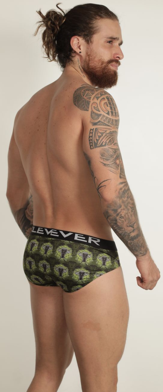 Clever 5199 Limited Edition Underwear Briefs Green Print