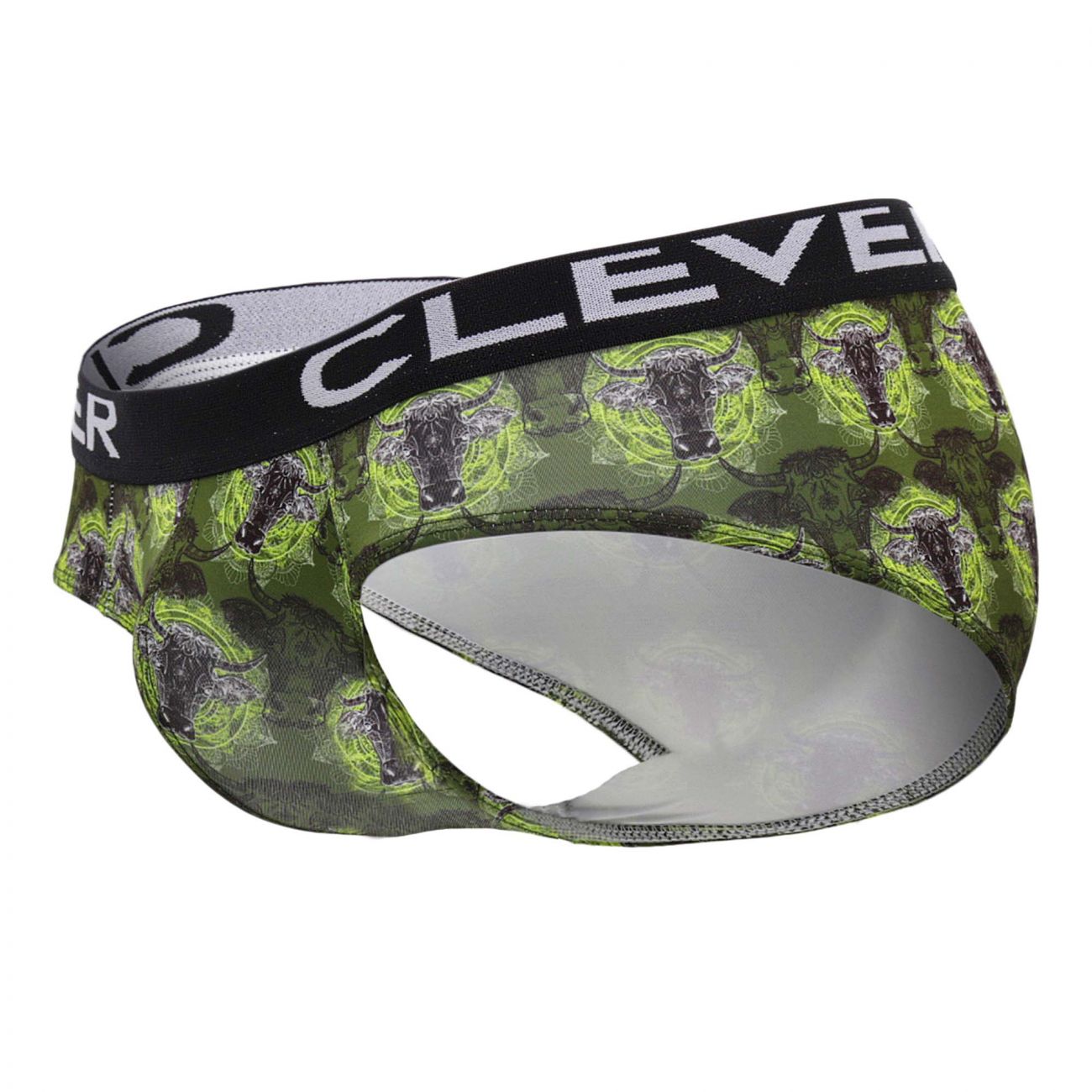 Clever 5199 Limited Edition Underwear Briefs Green Print