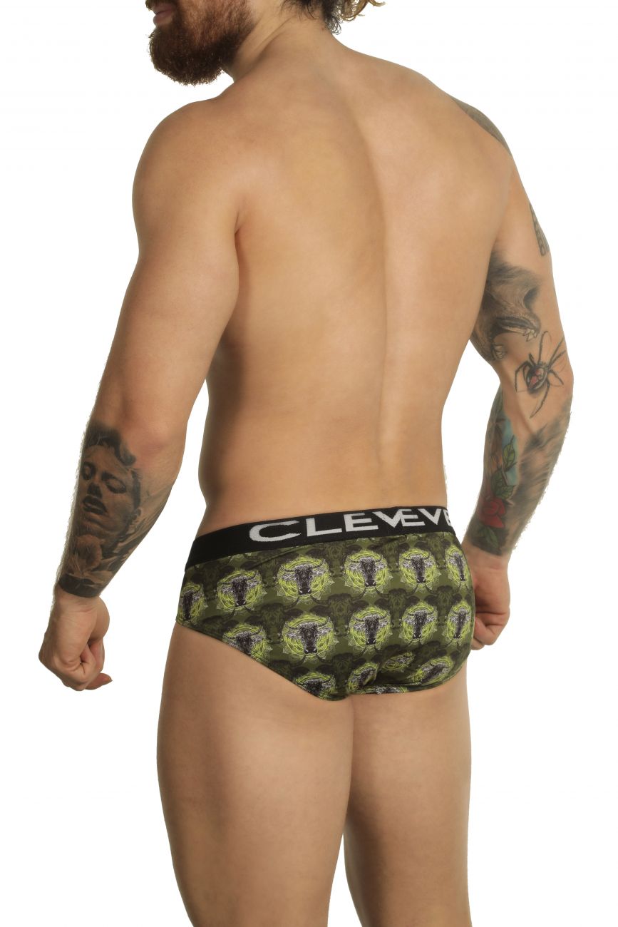 Clever 5199 Limited Edition Underwear Briefs Green Print