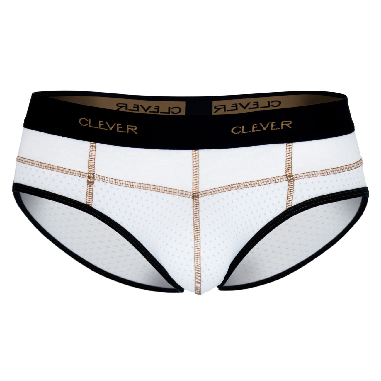 Clever 5317 Sweetness Piping Briefs White