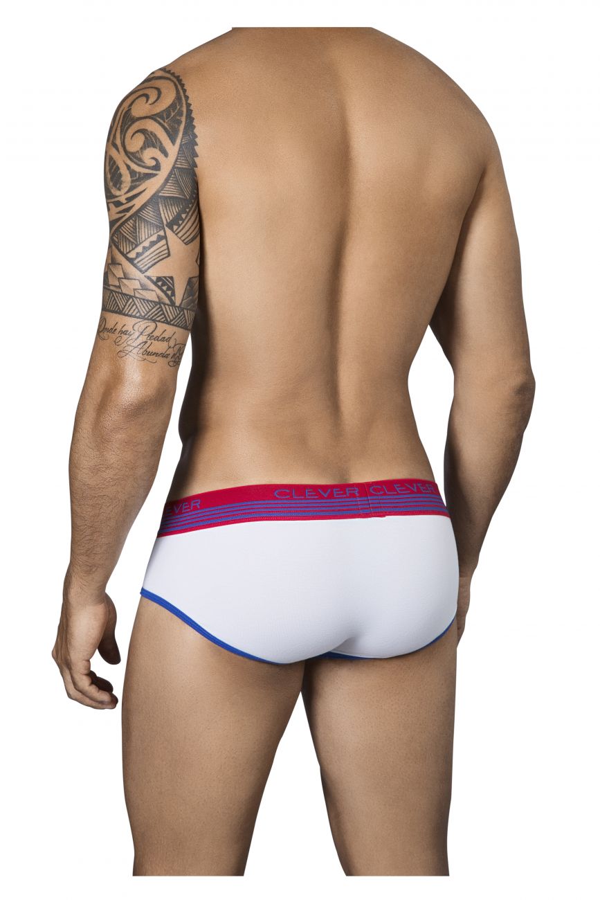 Clever 5334 Slang Piping Briefs White