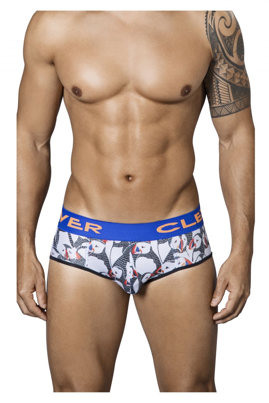 Clever 5339 Artic Piping Briefs Black & Blue