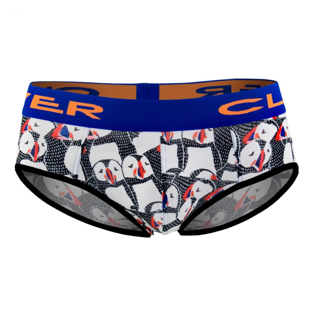 Clever 5339 Artic Piping Briefs Black & Blue