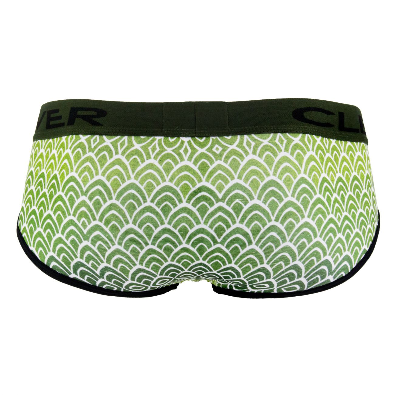 Clever 5346 Mask Piping Briefs Green