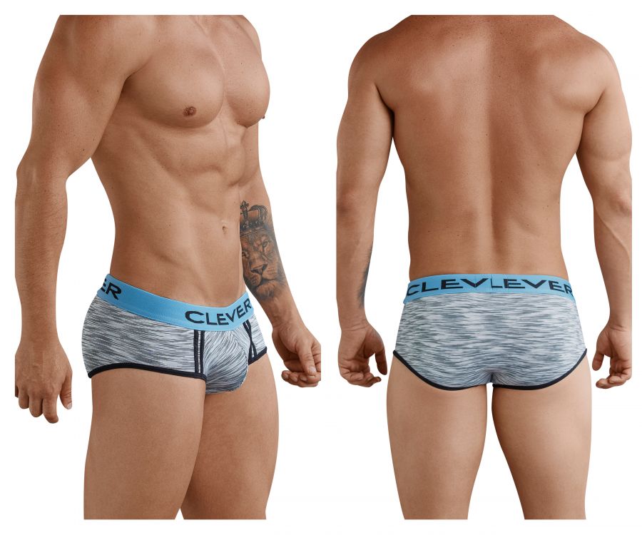 Clever 5371 Belgian Piping Briefs Gray