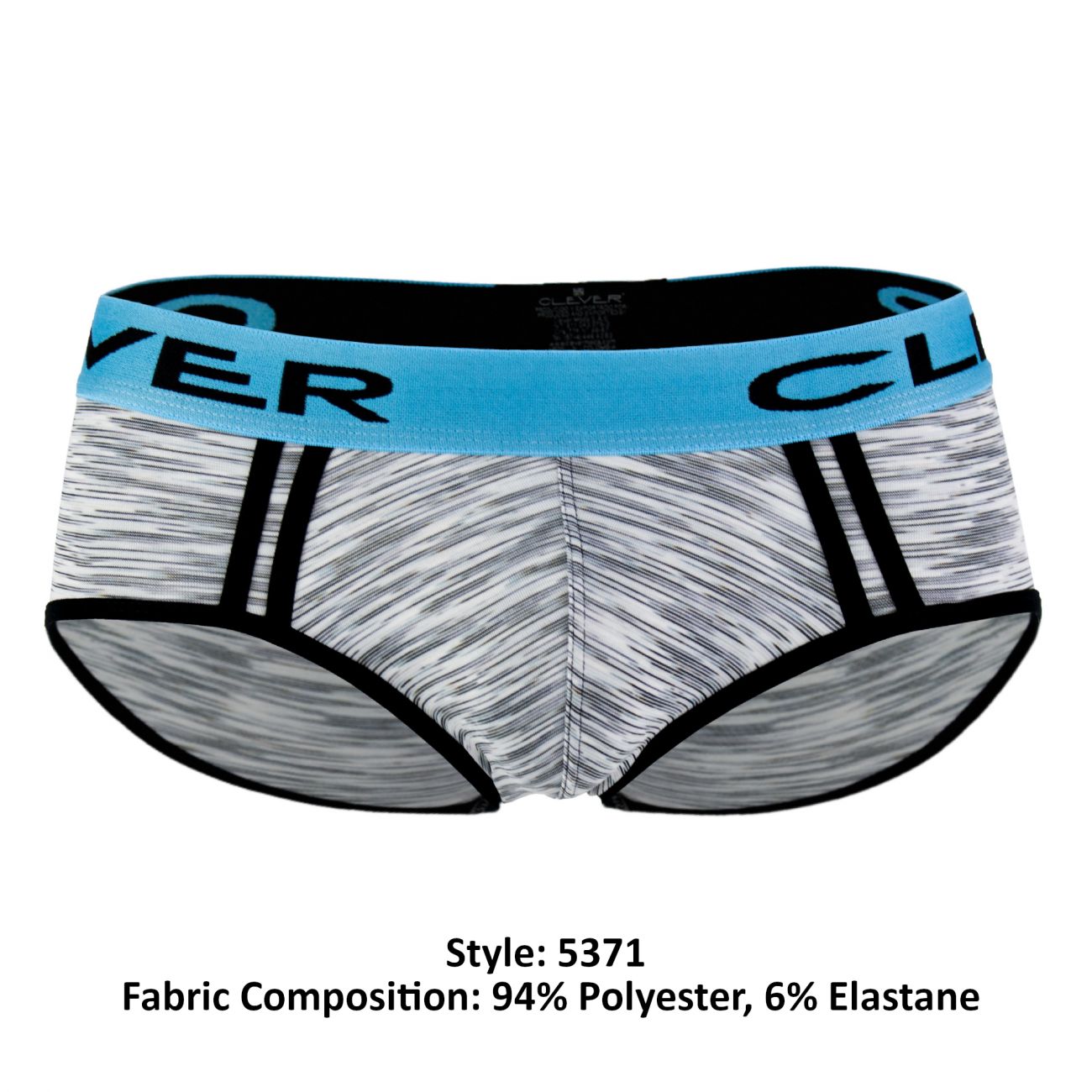 Clever 5371 Belgian Piping Briefs Gray