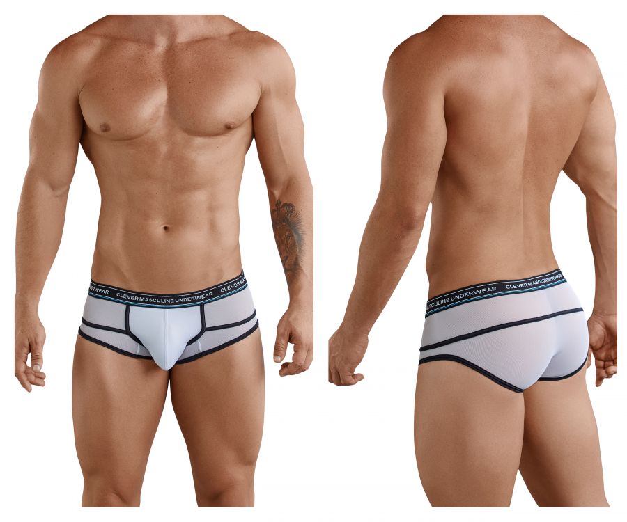 Clever 5374 Asian Piping Briefs White