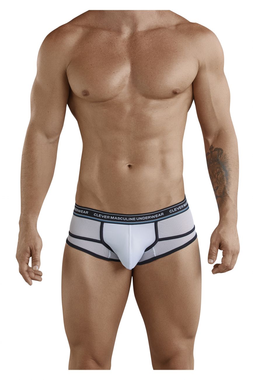 Clever 5374 Asian Piping Briefs White