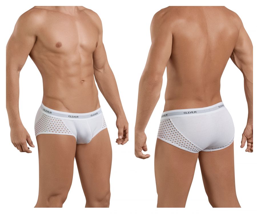 Clever 5386 Glamour Piping Briefs White