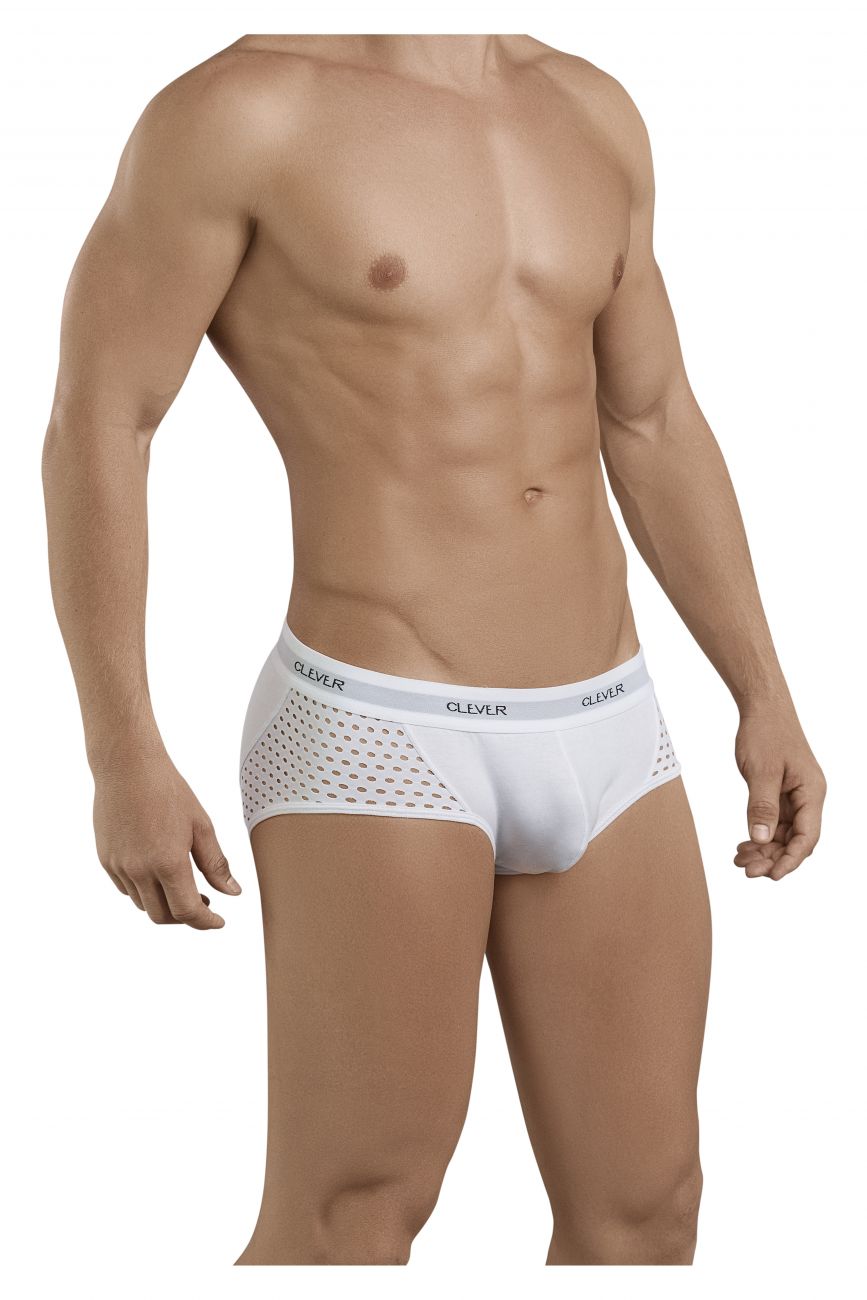 Clever 5386 Glamour Piping Briefs White