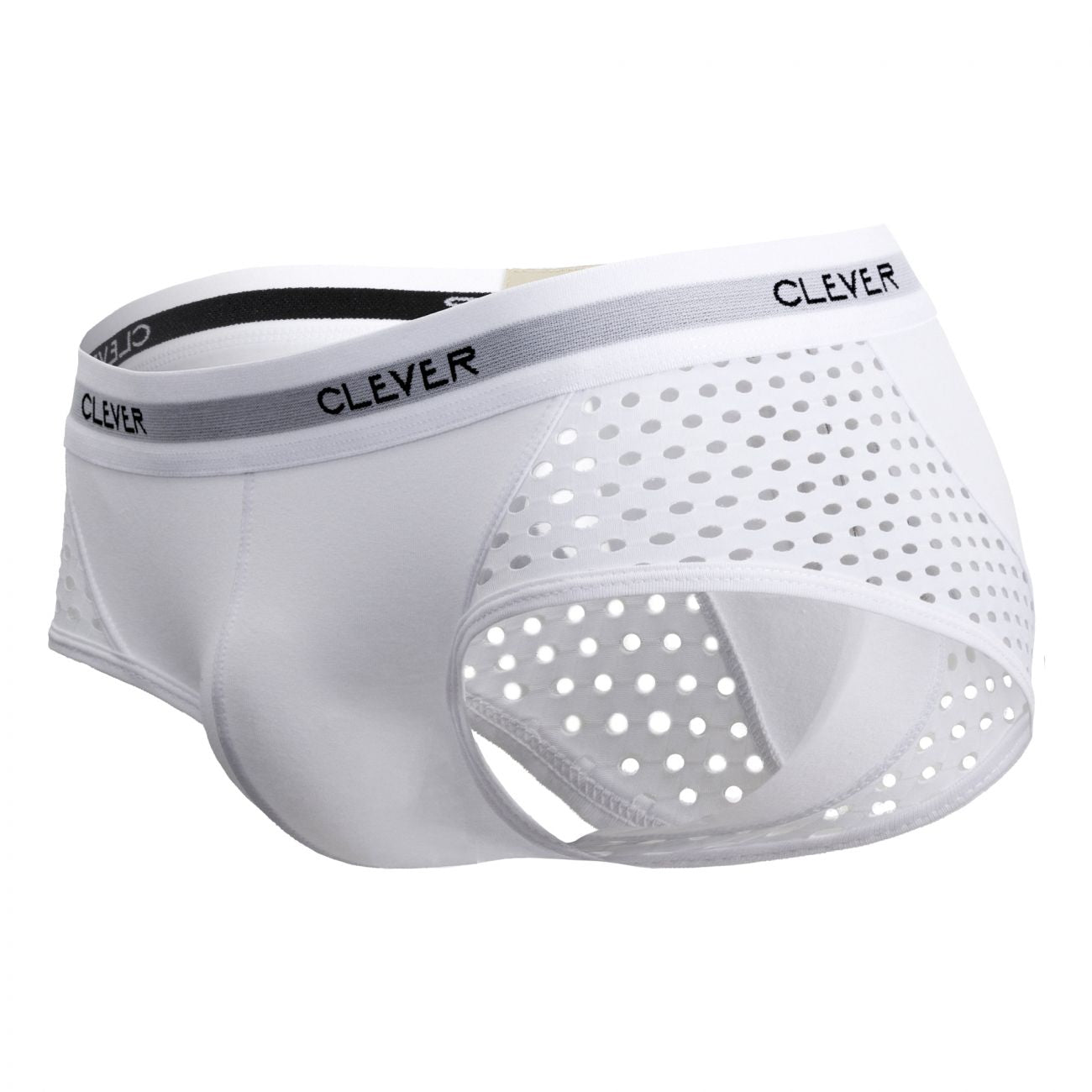 Clever 5386 Glamour Piping Briefs White