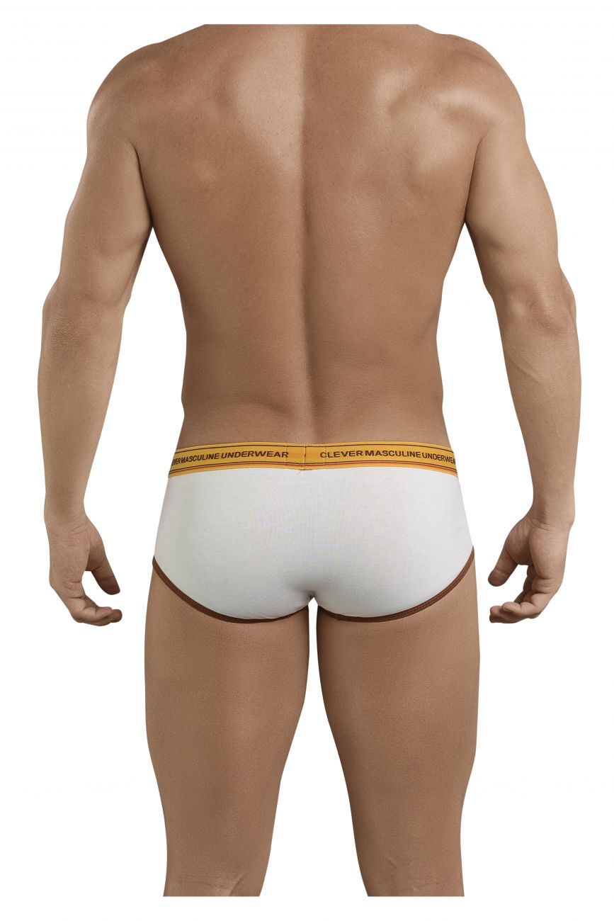 Clever 5394 Attractive Piping Briefs Beige