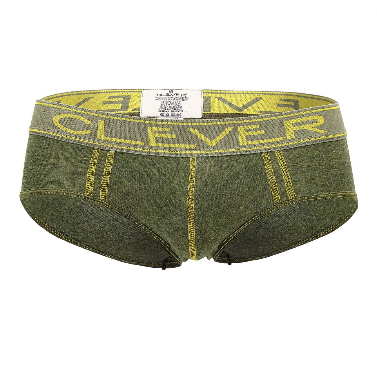 Clever 5445 Sinto Piping Briefs Green