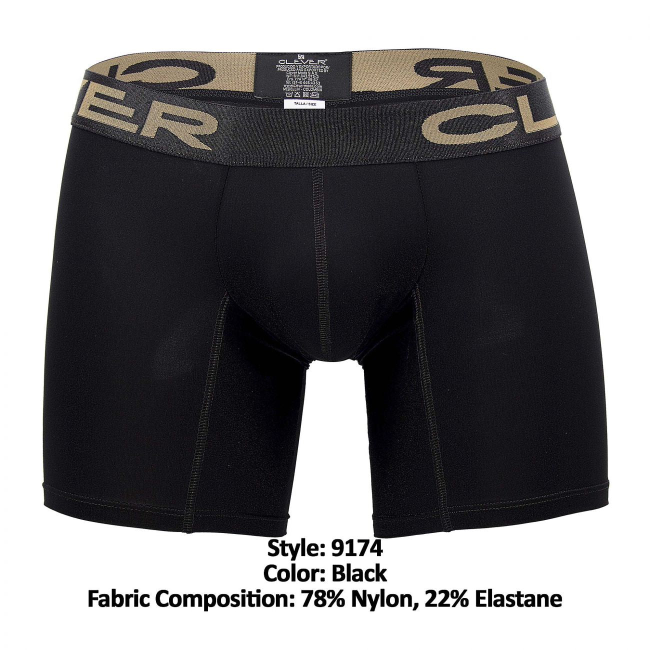 Clever 9174 Kumpanias Boxer Briefs Black