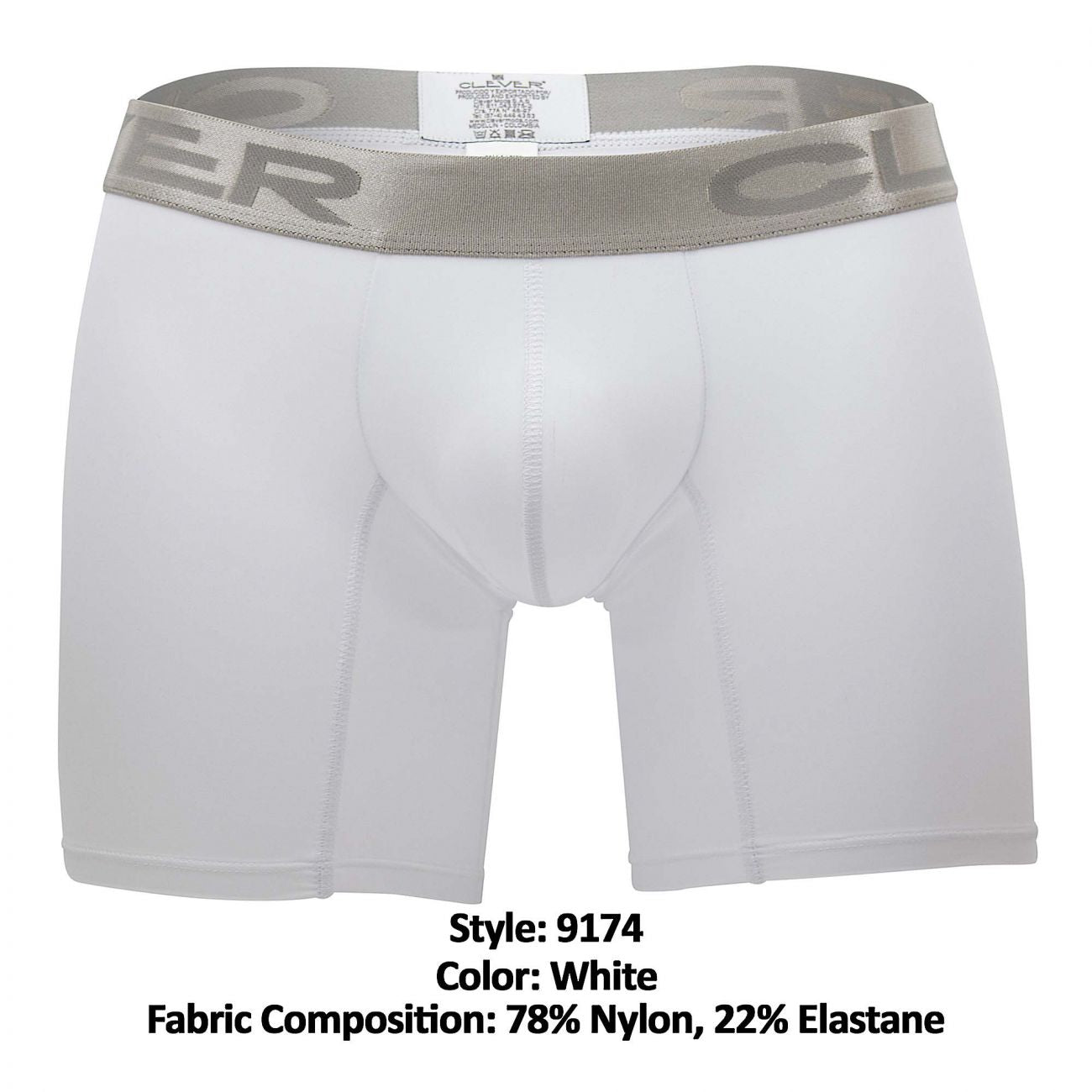 Clever 9174 Kumpanias Boxer Briefs White