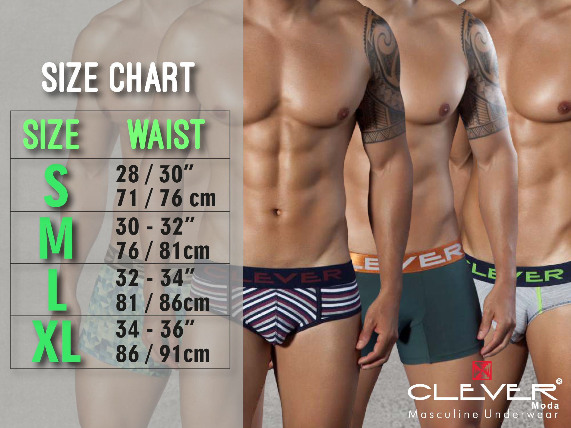 Clever 5431 Zone Briefs Blue