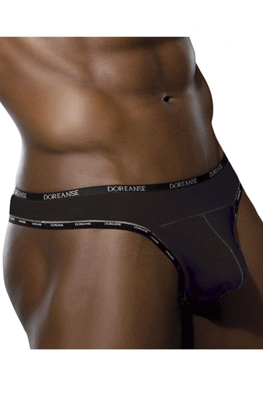 Doreanse 1216-BLK BLK Naked Thong