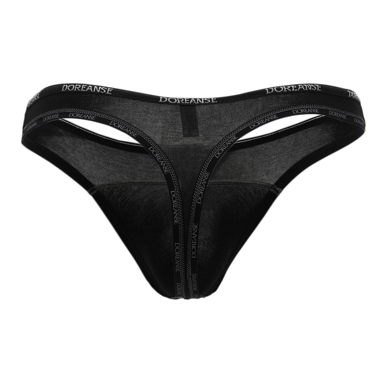 Doreanse 1216-BLK BLK Naked Thong Black