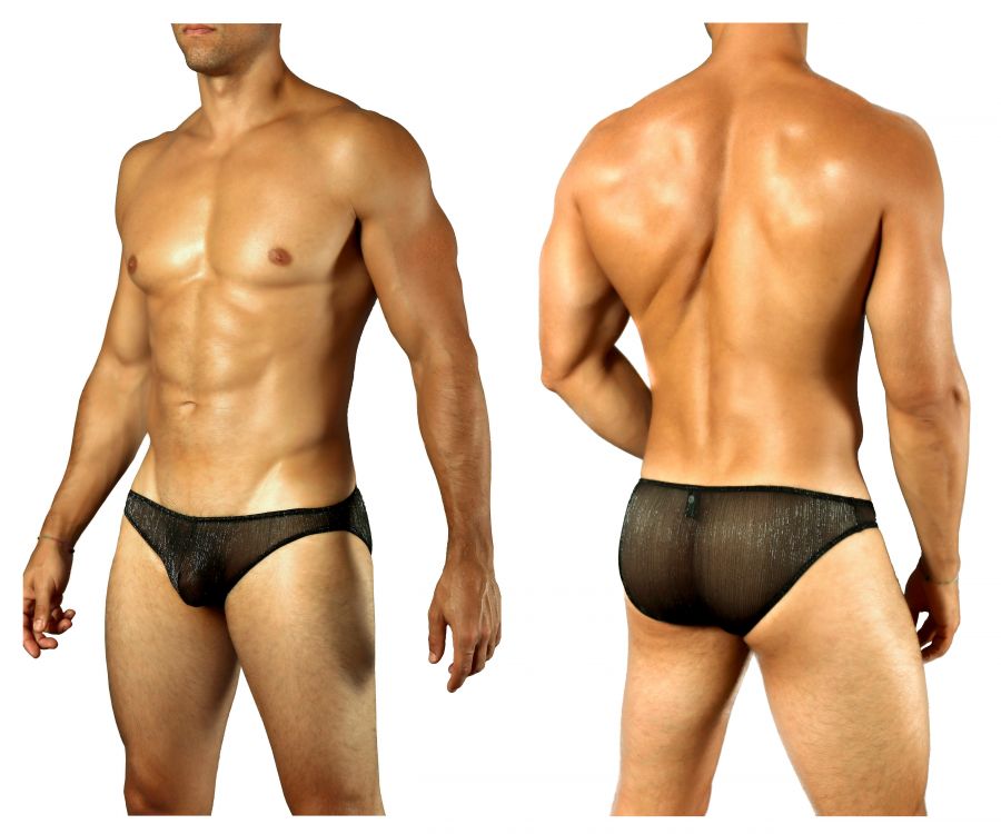 Doreanse 1301-BLK Shimmering Sheer Brief