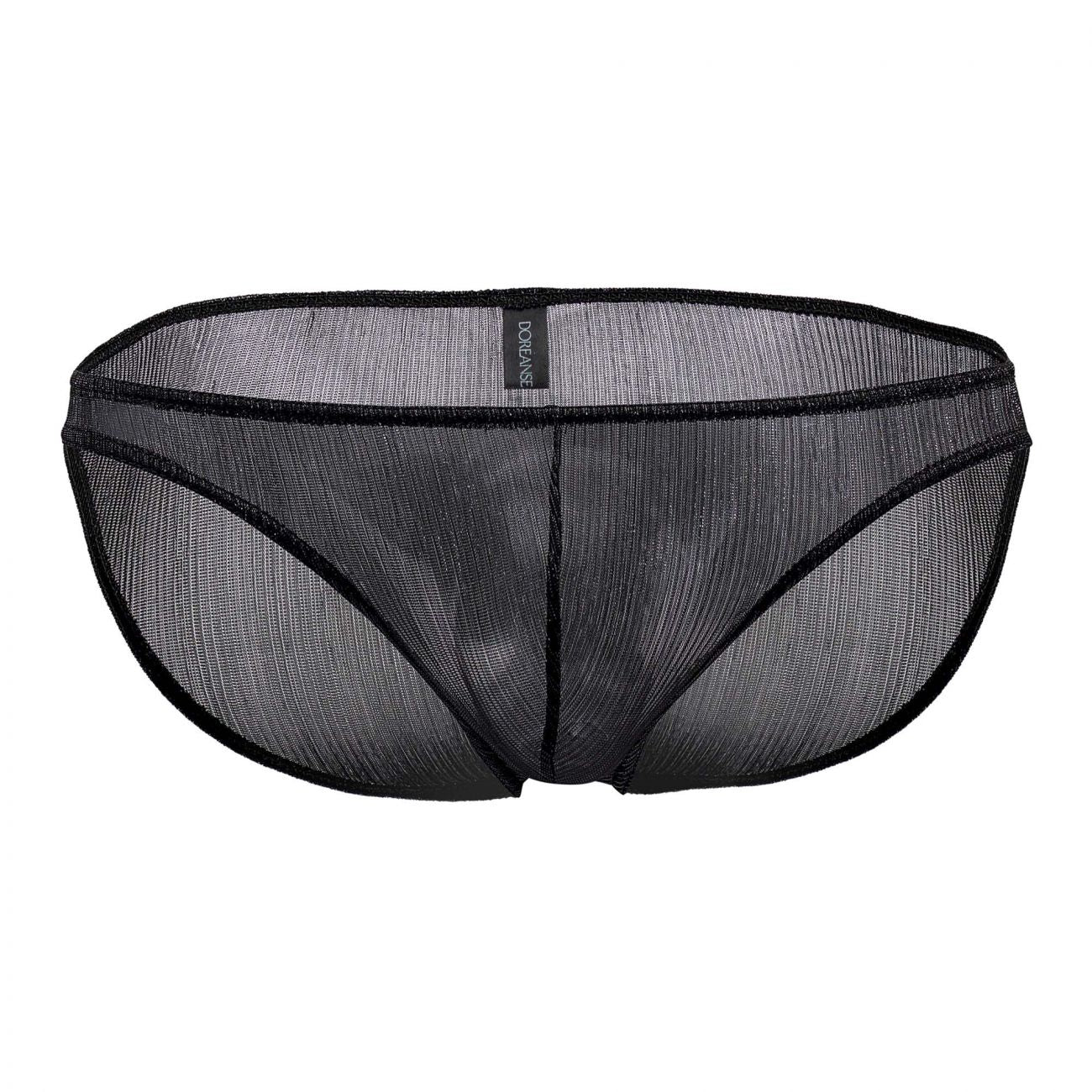Doreanse 1301-BLK Shimmering Sheer Brief