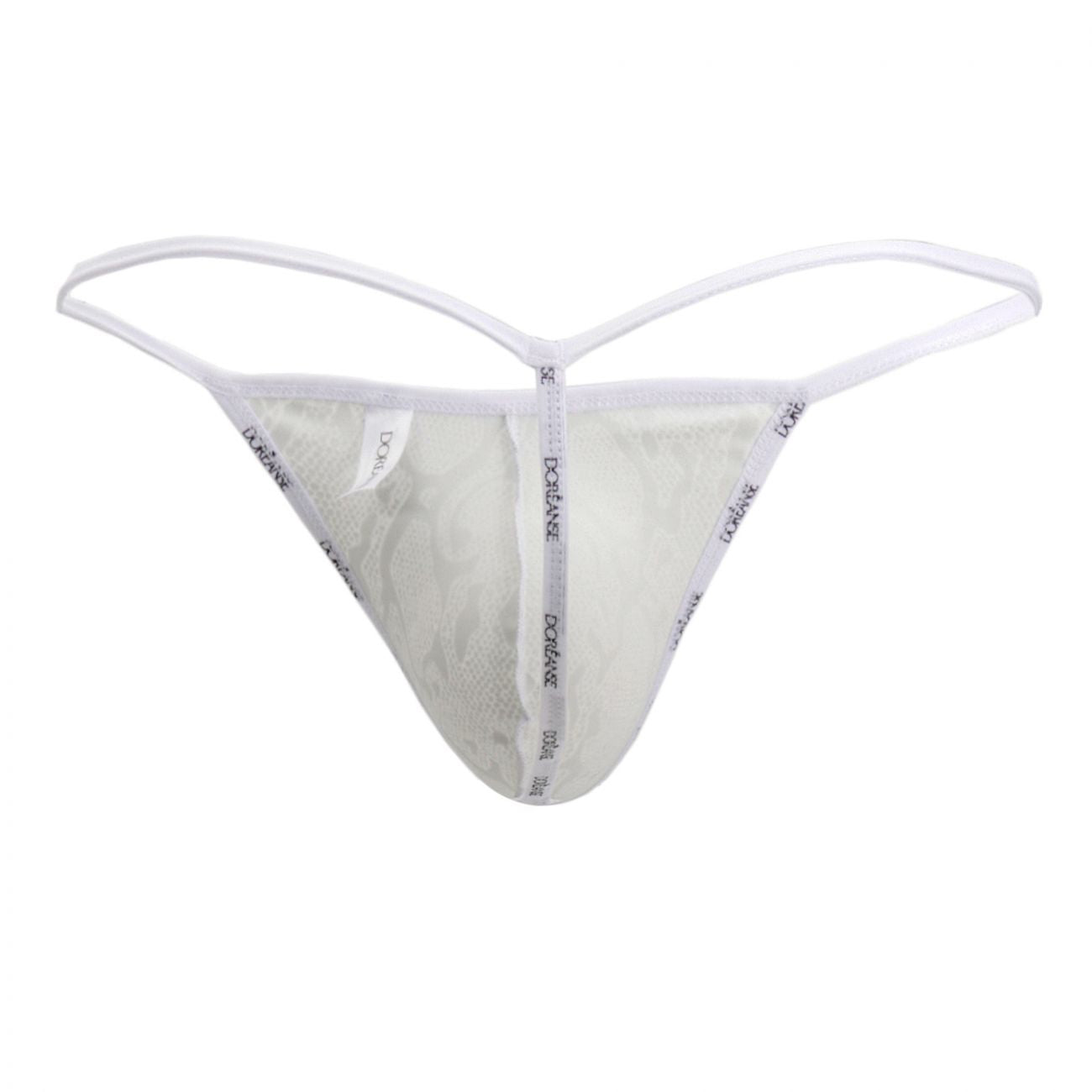 Doreanse 1326-SLV Flashy Snake G-String Silver Snake