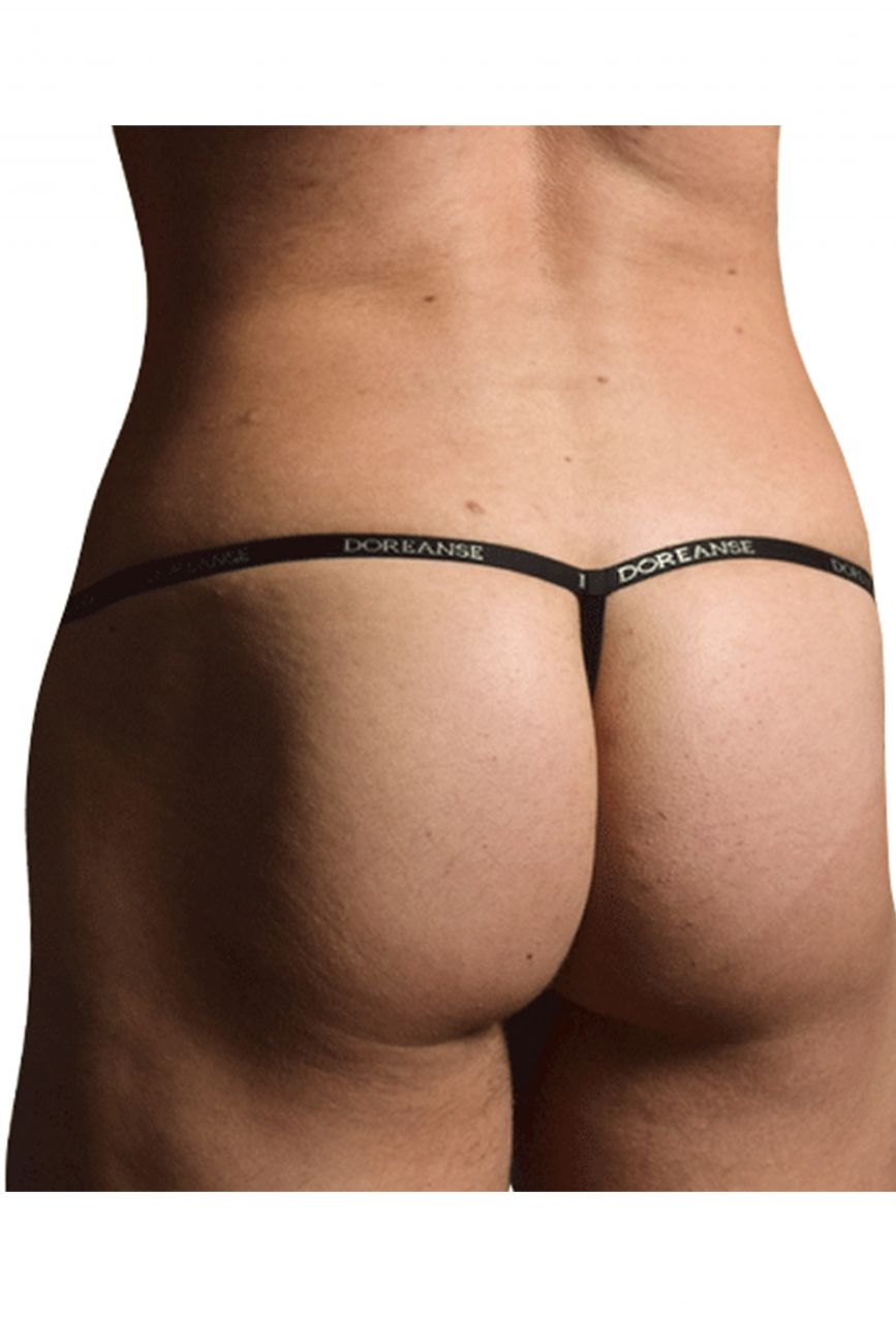 Doreanse 1330-WHT Ribbed Modal T-thong Mens Thong White