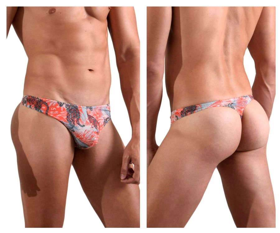 Doreanse 1400-PRN Tiger Stripes Thongs Printed