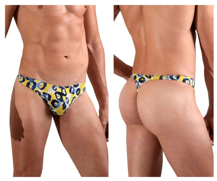 Doreanse 1404-PRN Leopard Art Thongs Printed Plus Sizes