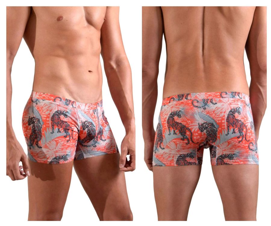Doreanse 1709-PRN Tiger Stripes Boxer Briefs Printed Plus Sizes