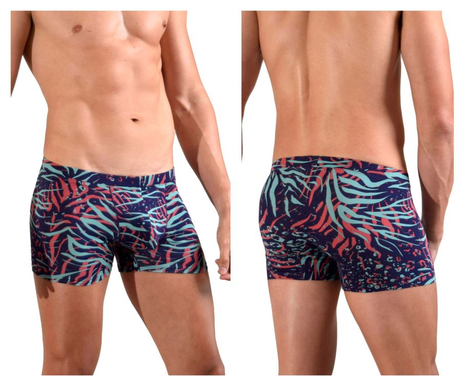 Doreanse 1872-PRN Submarine Boxer Briefs Printed Plus Sizes