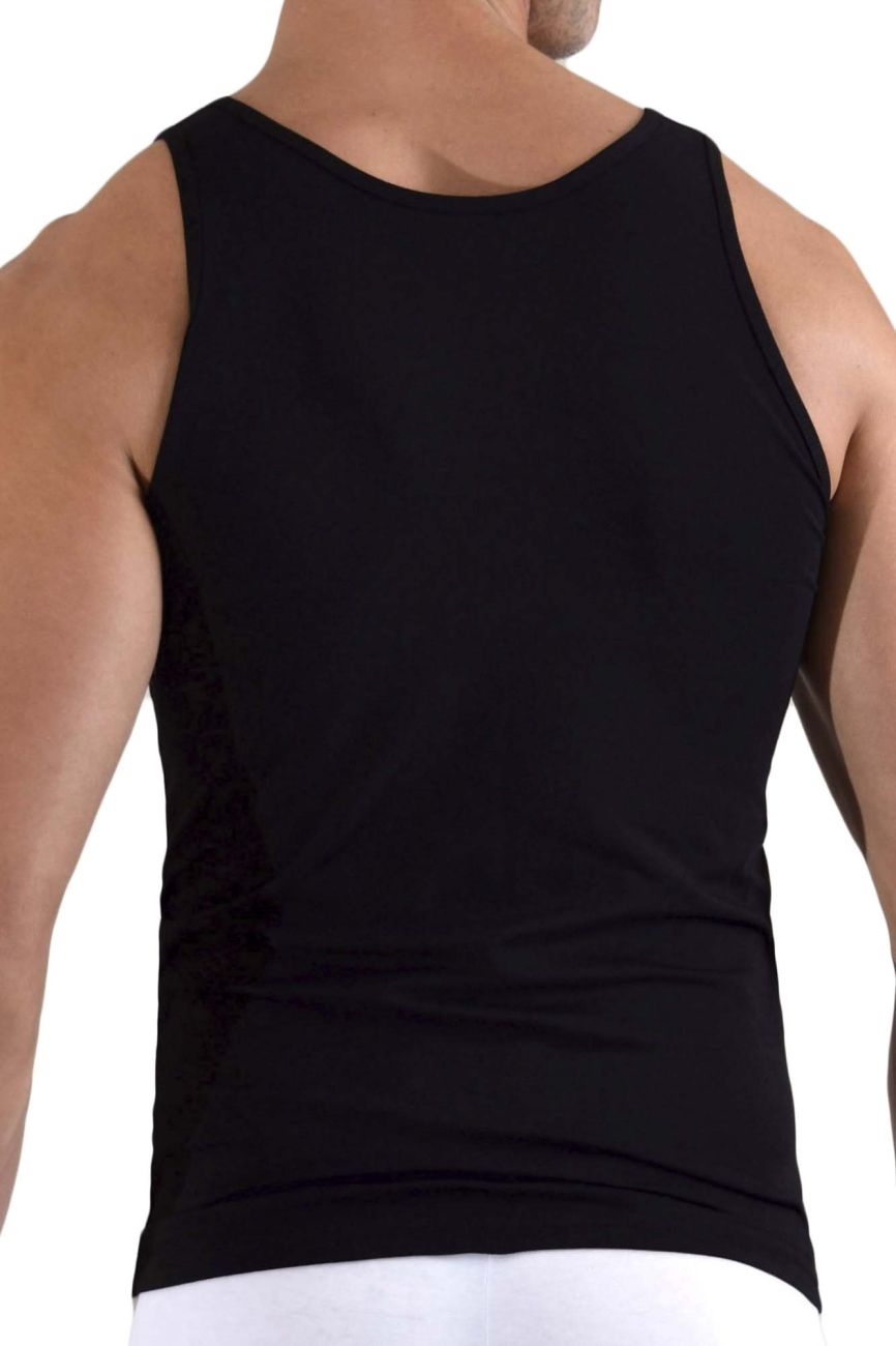 Doreanse 2011-BLK Essential Tank Top Black Plus Sizes