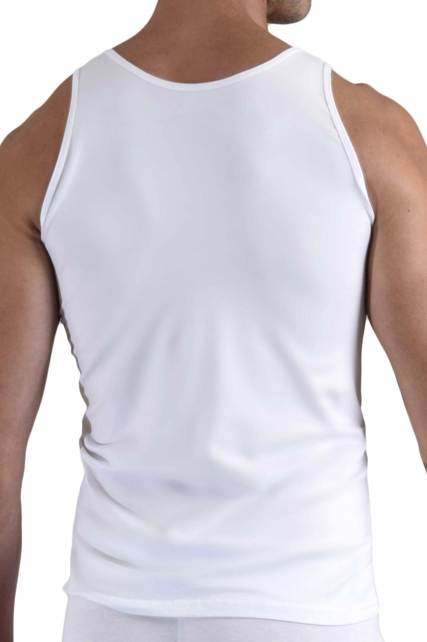 Doreanse 2011-WHT Essential Tank Top White Plus Sizes
