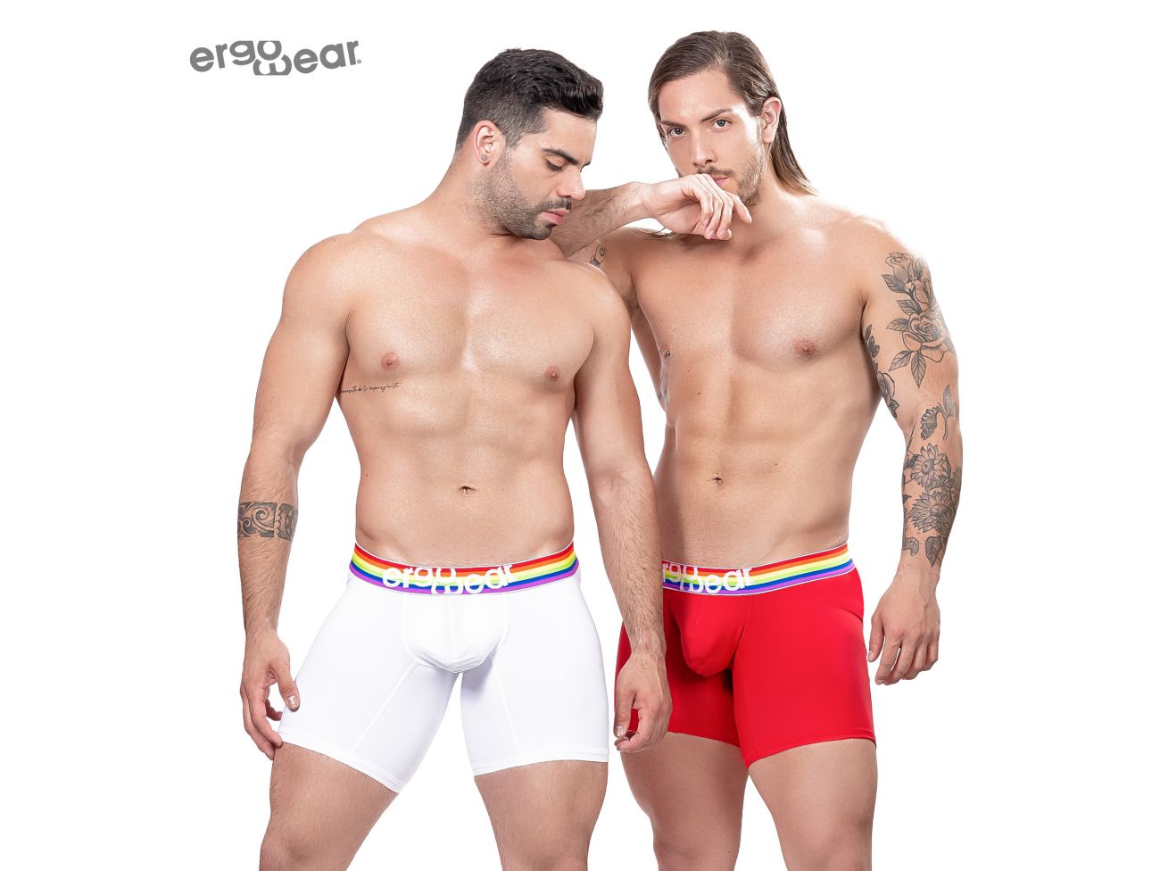 ErgoWear EW1117 MAX XV PRIDE Trunks White