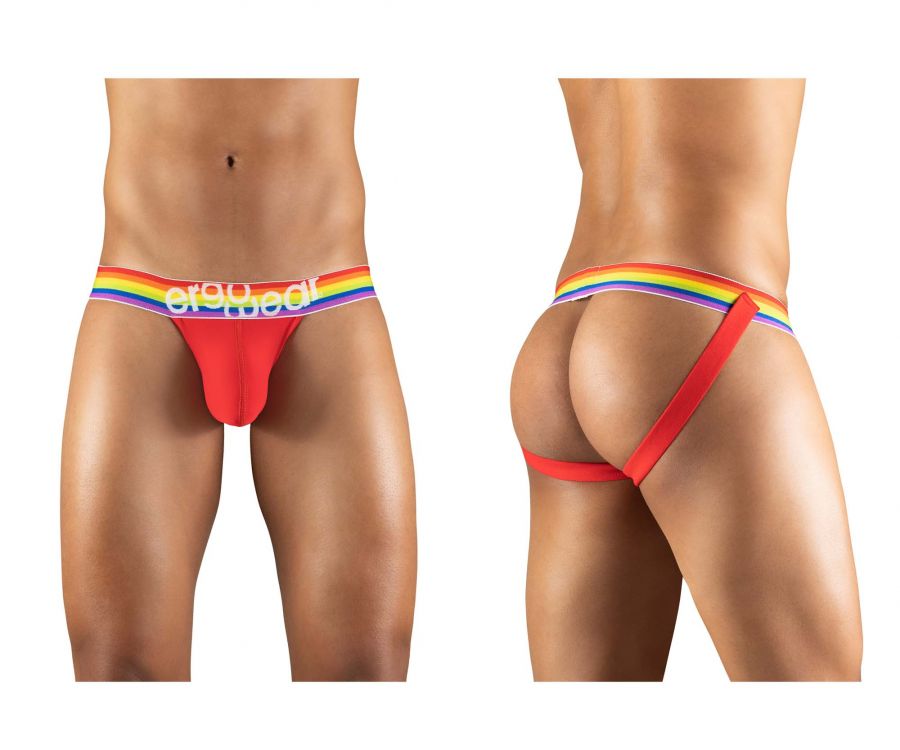 ErgoWear EW1118 MAX XV PRIDE Jockstrap Red