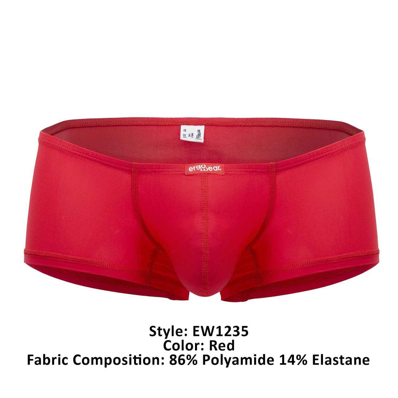 ErgoWear EW1235 X4D Trunks Red
