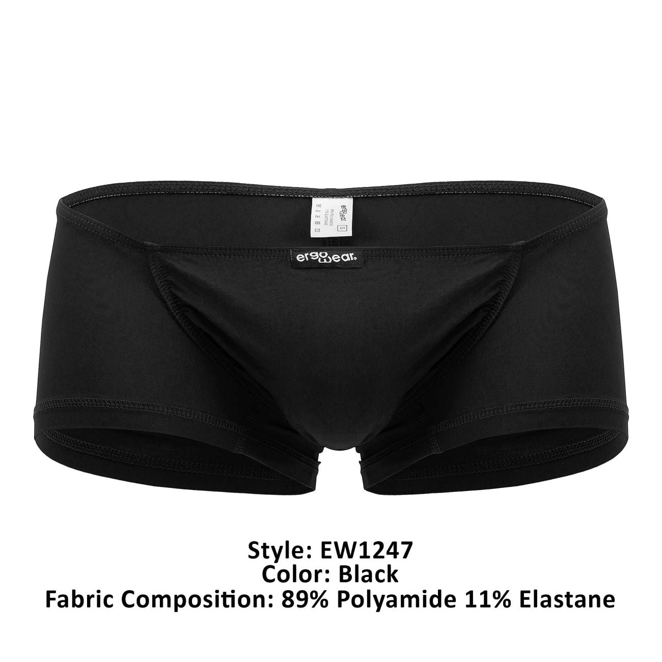ErgoWear EW1247 FEEL GR8 Trunks Black