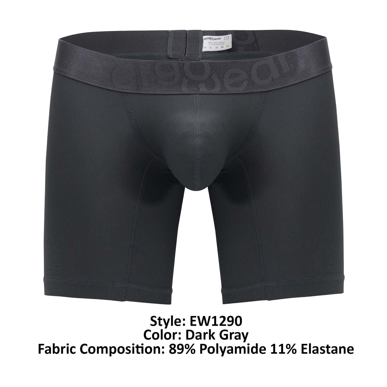 ErgoWear EW1290  MAX XX Boxer Briefs Dark Gray