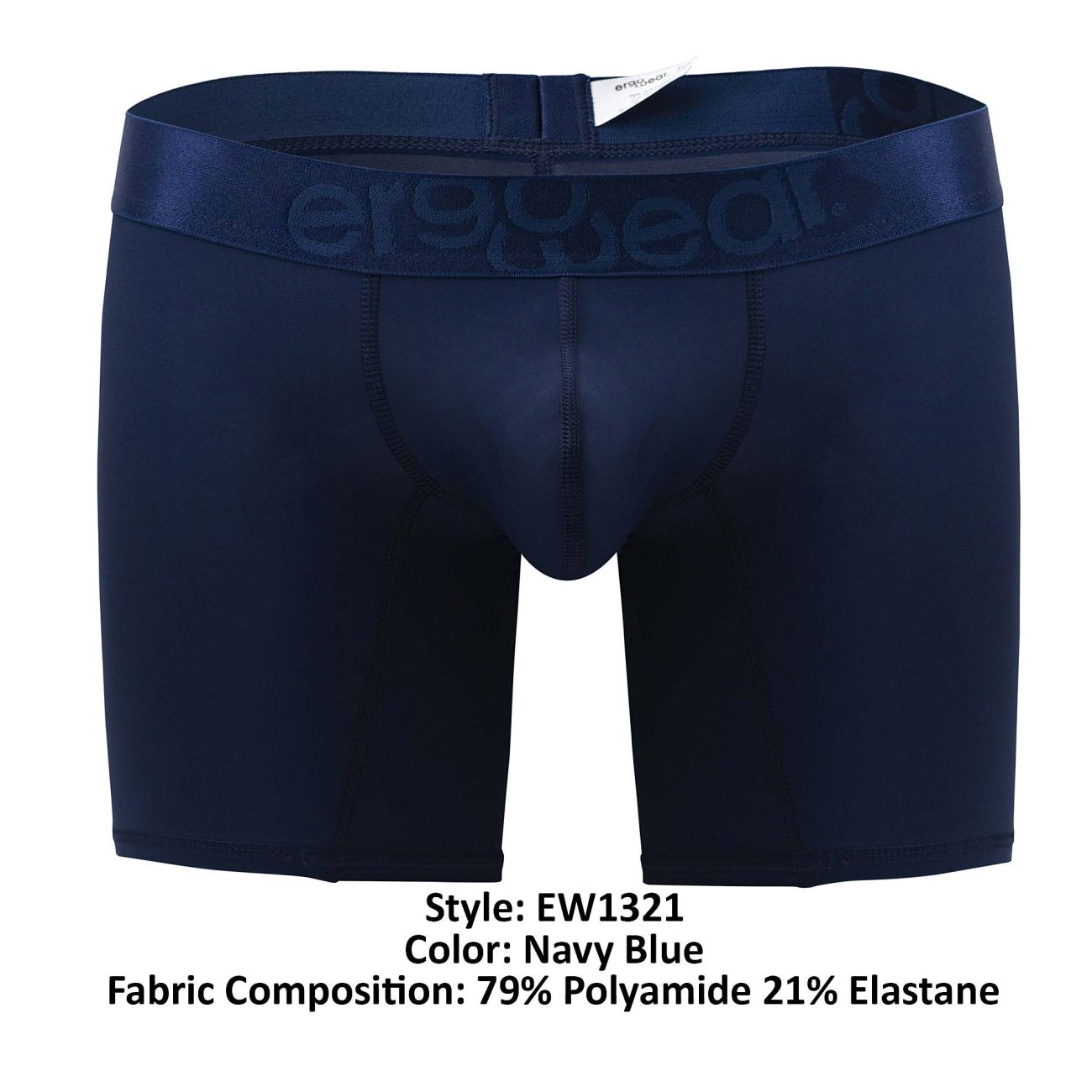 ErgoWear EW1321 Silky MAX XX Boxer Briefs Navy Blue