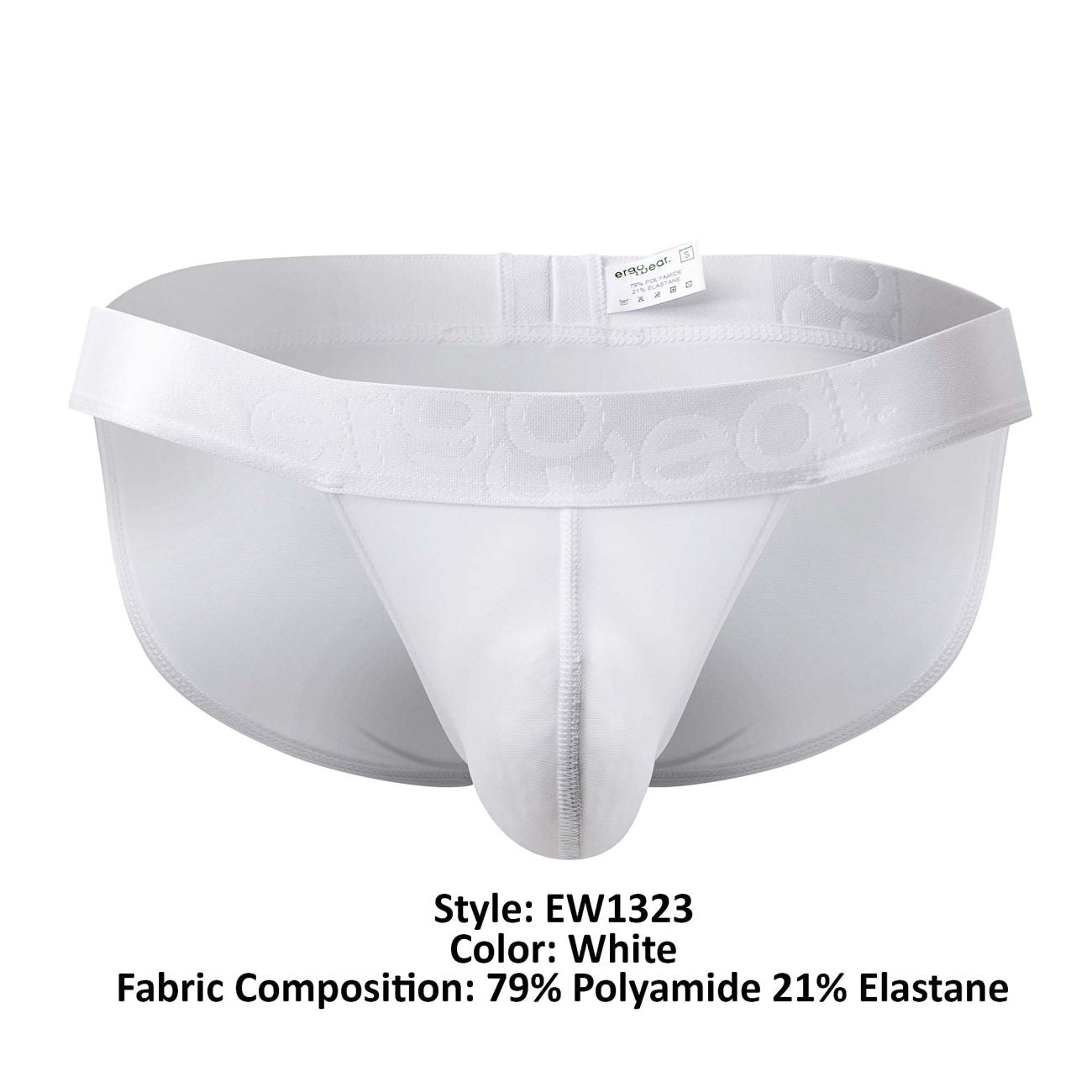 ErgoWear EW1323 Silky Basic Bikini White