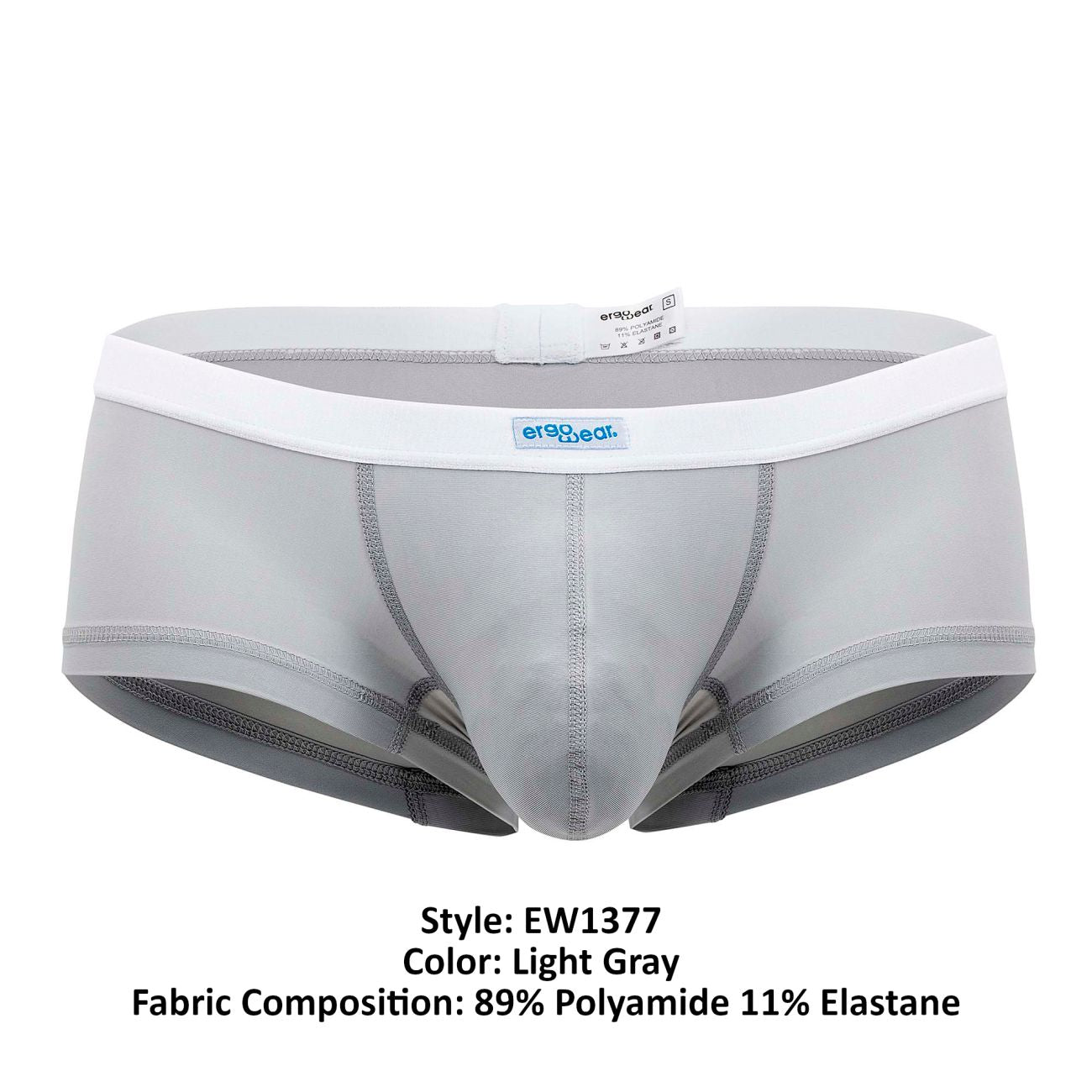 ErgoWear EW1377 SLK Trunks Light Gray