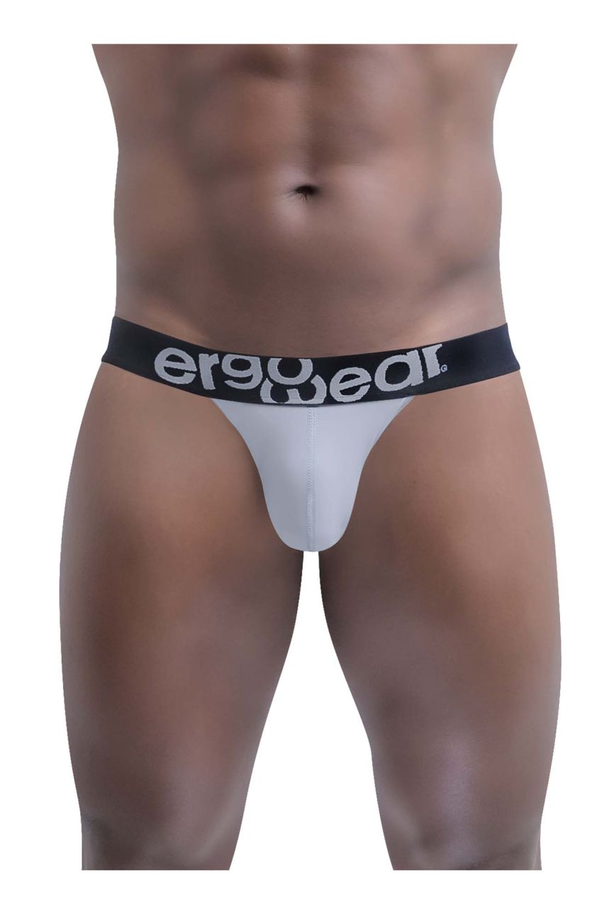 ErgoWear EW1399 Exotic Jockstrap Light Gray